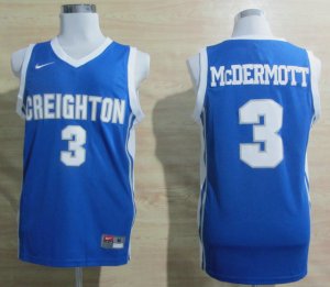 Maillot De Basket NCAA Nike Creighton Bleujays Doug McDermott 3 College Basketball Bleu